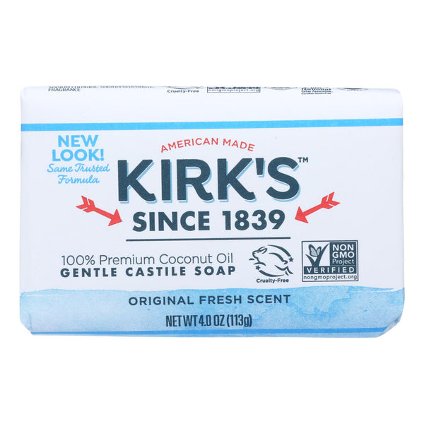 Kirk's Natural Original Castile Soap - 4 Ounce