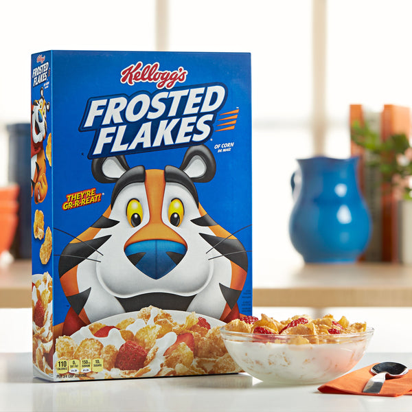 Kellogg's Frosted Flakes Cereal, 40 Ounce Size - 4 Per Case.