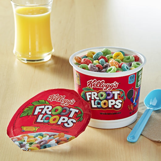 Kellogg's Froot Loops Cereal Original1.5 Ounce Size - 60 Per Case.