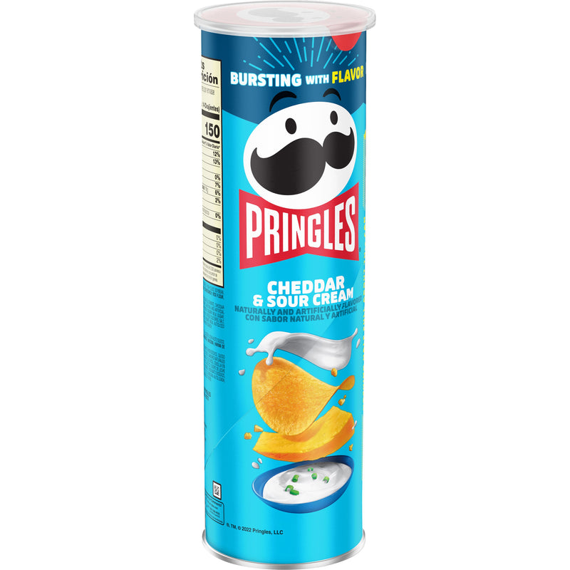 Pringles Cheddar  Sour Cream Potato Crisp, 5.5 Ounces- 14 Per Case.