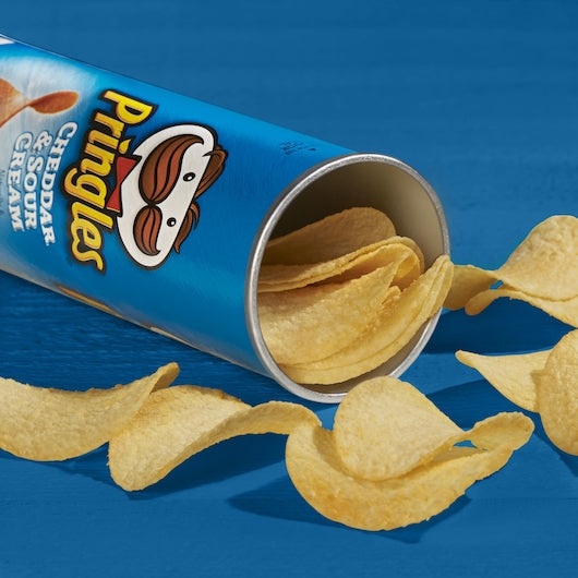 Pringles Cheddar & Sour Cream Potato Crisp, 5.5 Ounces- 14 Per Case.