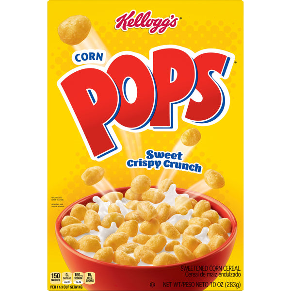 Kellogg's Corn Pops Cereal 10 Ounce Size - 16 Per Case.