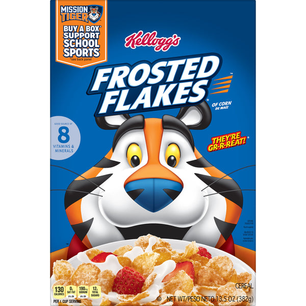 Kellogg's Frosted Flakes Cereal, 13.5 Ounces - 16 Per Case.
