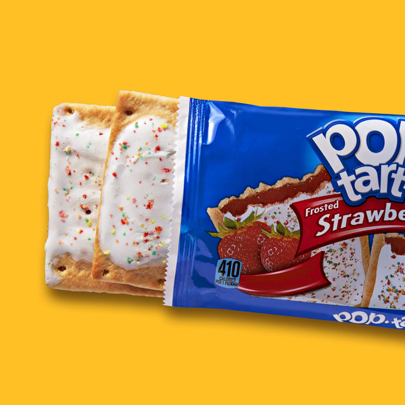 Kellogg's Pop Tarts Frosted Strawberry 3.3 Ounce Size - 72 Per Case.