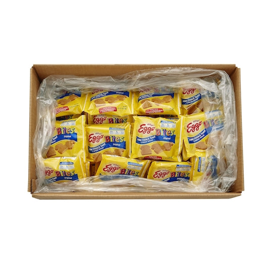 Kellogg's Eggo Bites Mini French Toast 3.03 Ounce Size - 72 Per Case.