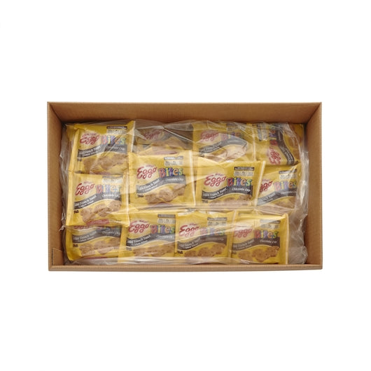 Kellogg's Eggo Bites Mini Chocolate Chip French Toast 3.03 Ounce Size - 72 Per Case.