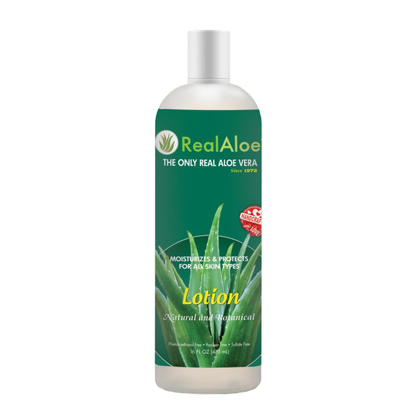 Real Aloe Lotion - Aloe Vera - 16 fl Ounce