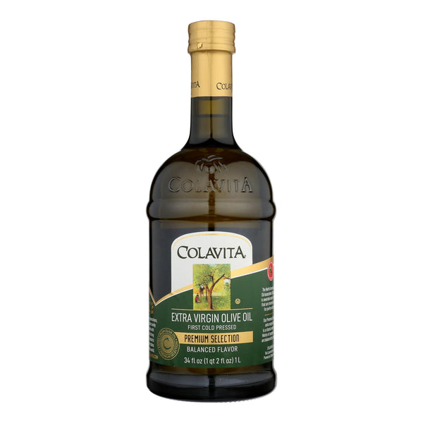 Colavita - Premium Extra Virgin Olive Oil - Case of 6 - 33.8 Fl Ounce.