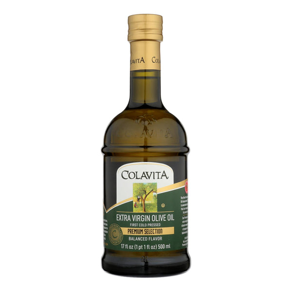 Colavita - Premium Extra Virgin Olive Oil - Case of 6 - 17 Fl Ounce.