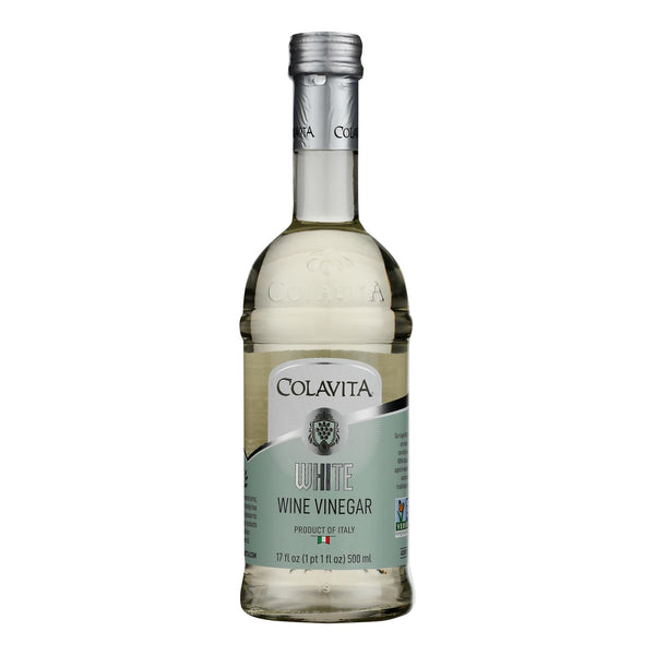 Colavita - Aged White Wine Vinegar - Case of 12 - 17 Fl Ounce.