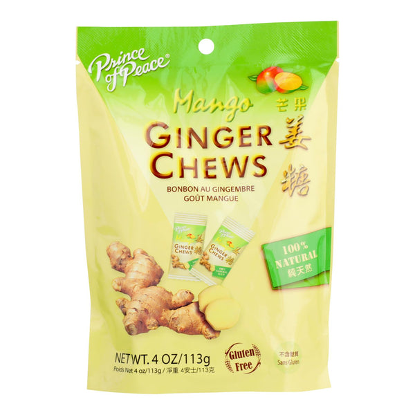 Prince Of Peace - Chews Ginger Mango - 1 Each - 4 Ounce