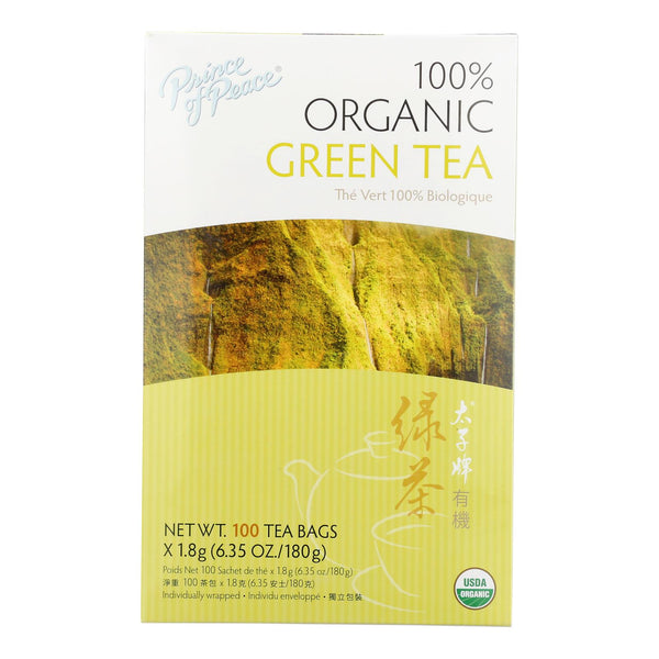 Prince of Peace Organic Green Tea - 100 Tea Bags
