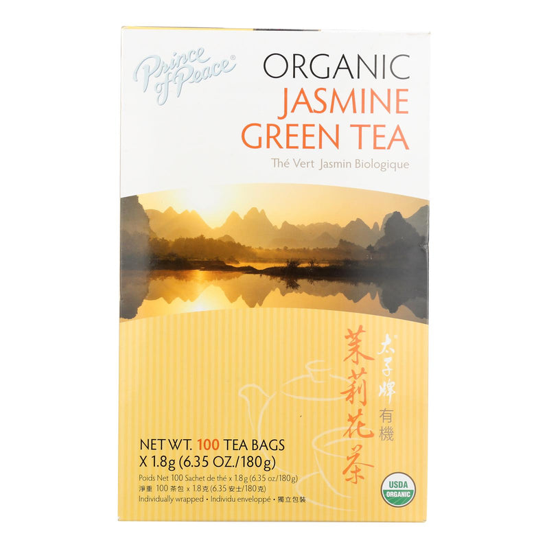 Prince of Peace Organic Green Tea Jasmine - 100 Tea Bags