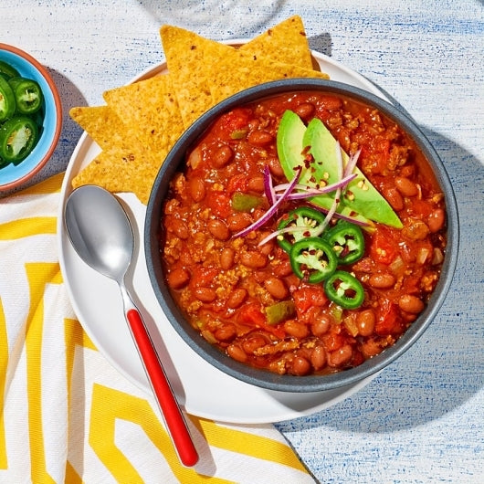 Chili Beans Hot Red 16 Ounce Size - 12 Per Case