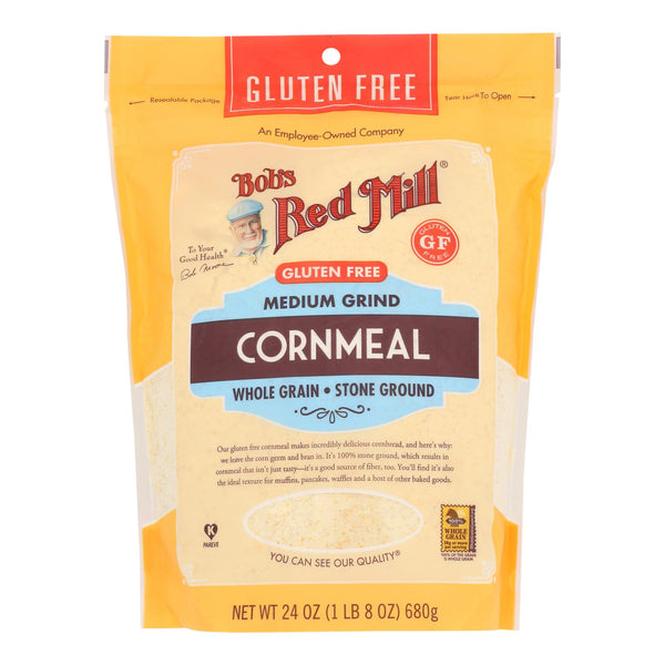 Bob's Red Mill - Cornmeal Gluten Free - Case of 4 - 24 Ounce