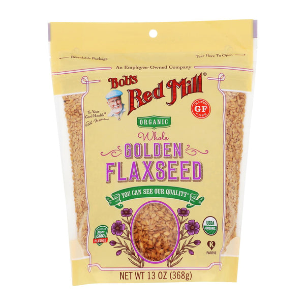 Bob's Red Mill - Flaxseeds Golden - Case of 4-13 Ounce