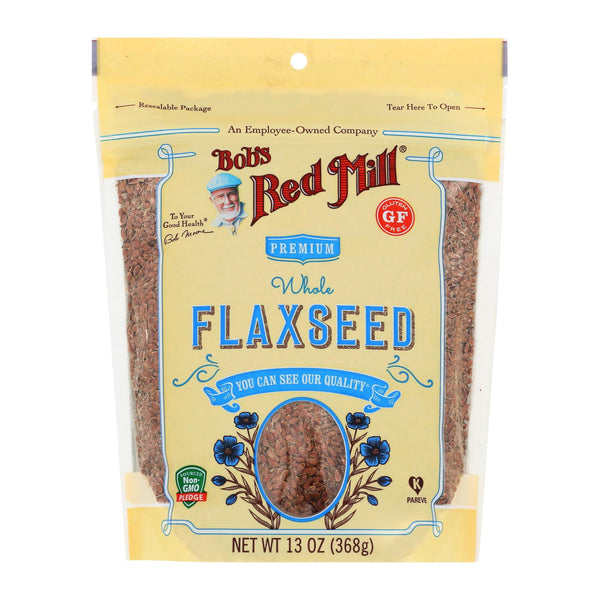 Bob's Red Mill - Flaxseeds Brown Gluten Free - Case of 4-13 Ounce