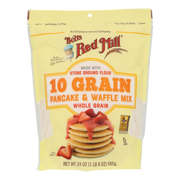 Bob's Red Mill - Pancake/waffle Mix 10 Green - Case of 4-24 Ounce