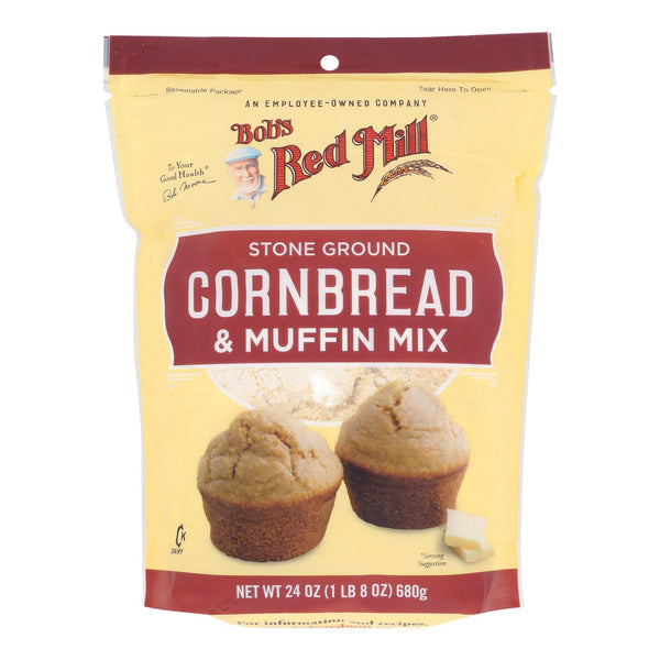 Bob's Red Mill - Mix Cornbread & Muffin - Case of 4-24 Ounce