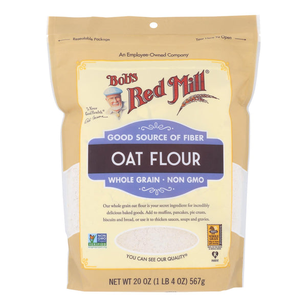 Bob's Red Mill - Flour Oat Whole Grain - Case of 4-20 Ounce