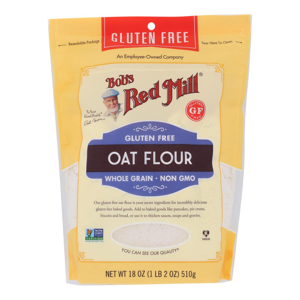 Bob's Red Mill - Oat Flour Gluten Free - Case of 4-18 Ounce