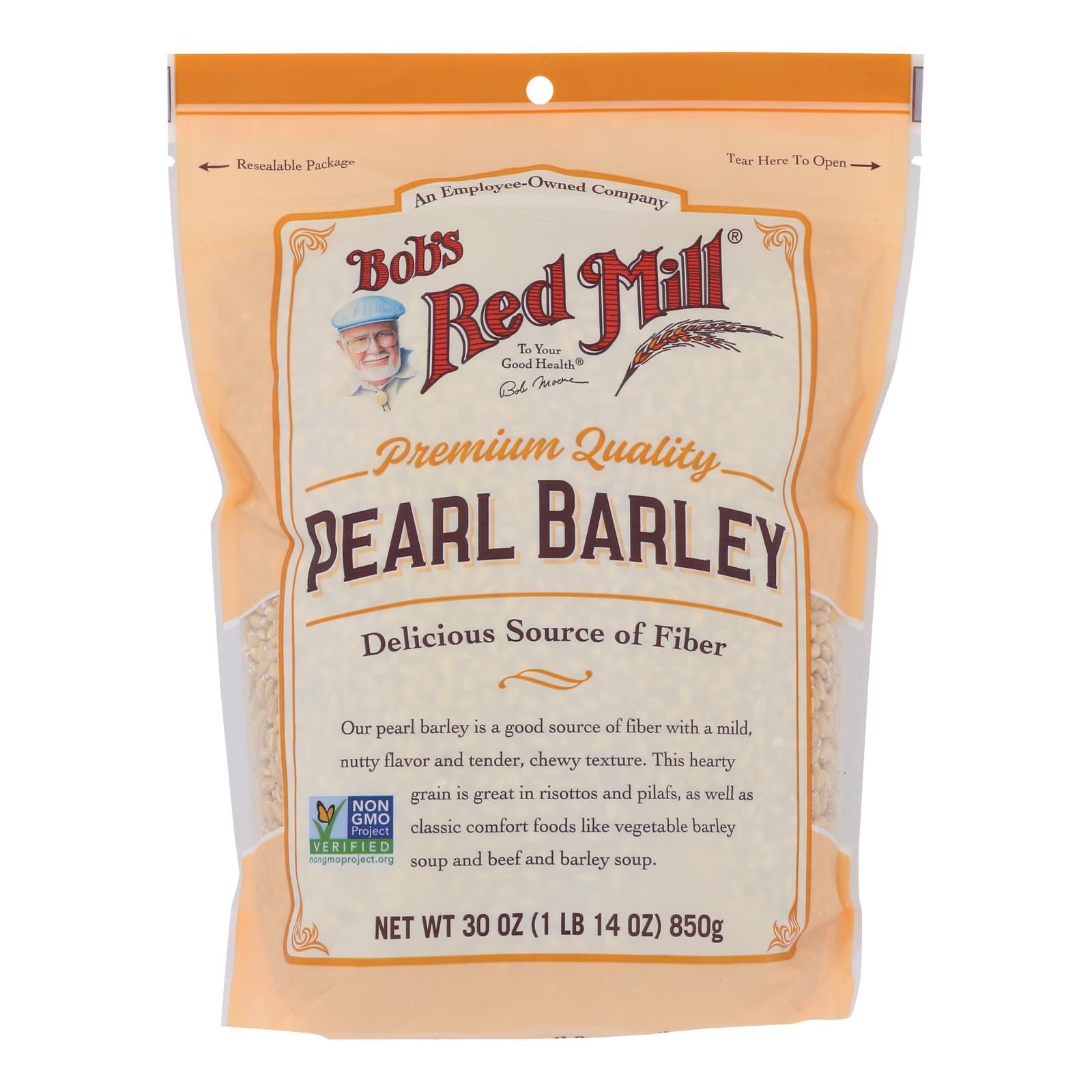 Bob's Red Mill - Barley Pearl - Case of 4-30 Ounce