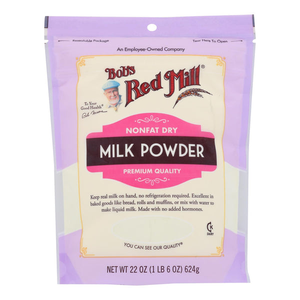 Bob's Red Mill - Milk Powder Non Fat Dry - Case of 4 - 22 Ounce