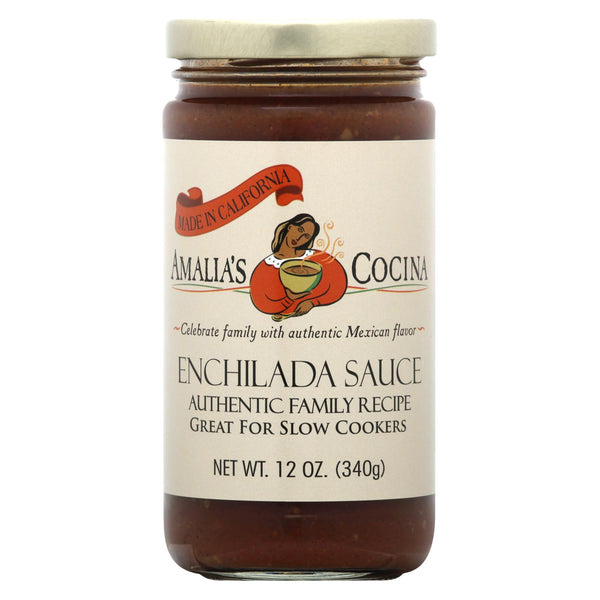 Amalias Cocina - Sauce Enchilada - Case of 12-12 Ounce