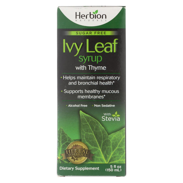 Herbion Naturals Sugar Free Ivy Leaf Syrup With Thyme Dietary Supplement  - 1 Each - 5 Ounce