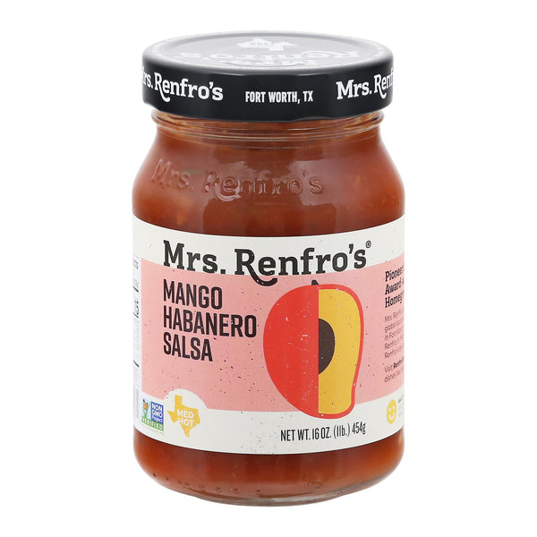 Mrs. Renfro's Mango Habanero Salsa - Mango - Case of 6 - 16 Ounce.