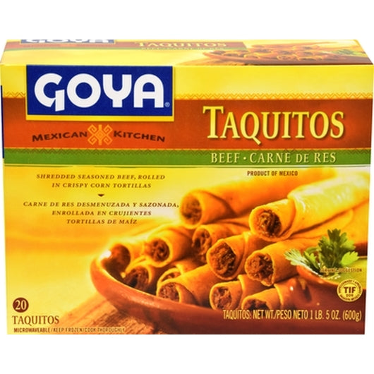 Goya Beef Taquitos, 21.16 Ounces, 12 per case