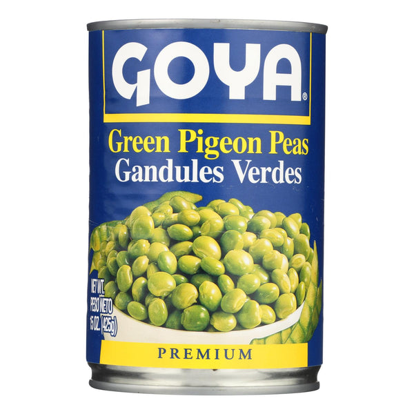 Goya - Peas Pigeon Green - Case of 24-15 Ounce