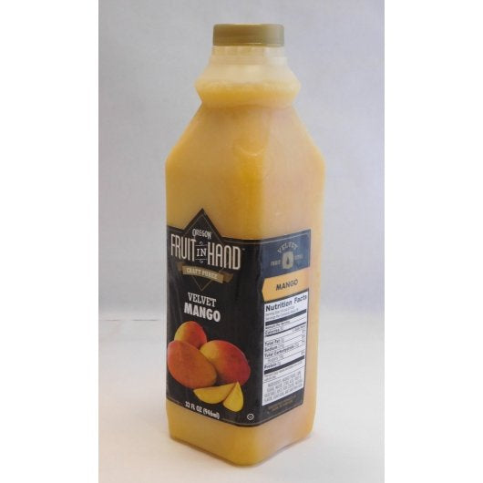 Oregon Fruit Products Fruit In Hand Velvet Mango Puree 32 Fluid Ounce - 6 Per Case.