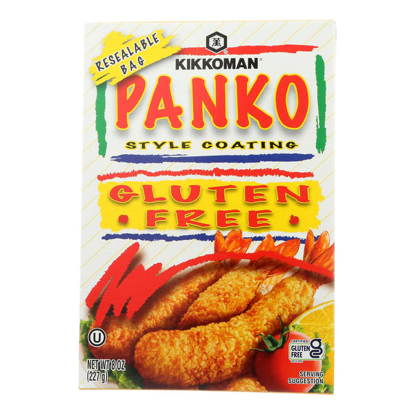 Kikkoman Coating Bread Crumbs - Panko Style - Case of 12 - 8 Ounce