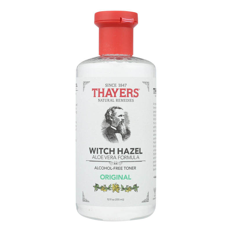 Thayers Witch Hazel with Aloe Vera Original Alcohol Free - 12 fl Ounce