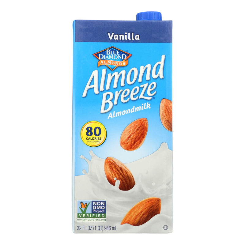 Almond Breeze - Almond Milk - Vanilla - Case of 12 - 32 fl Ounce.