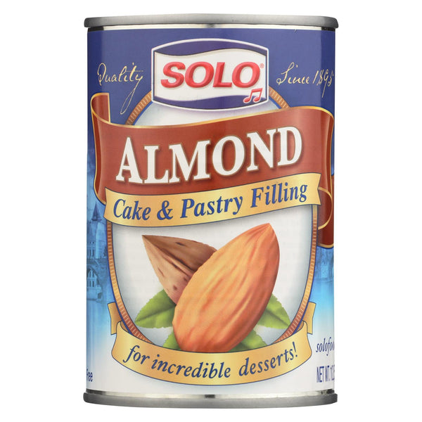 Solo Almond Filling - Case of 12 - 12.5 Ounce