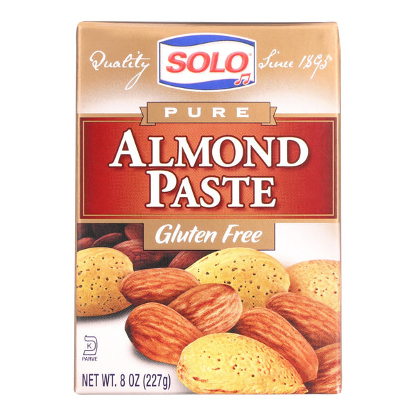 Solo Almond Paste - 8 Ounce - case of 12