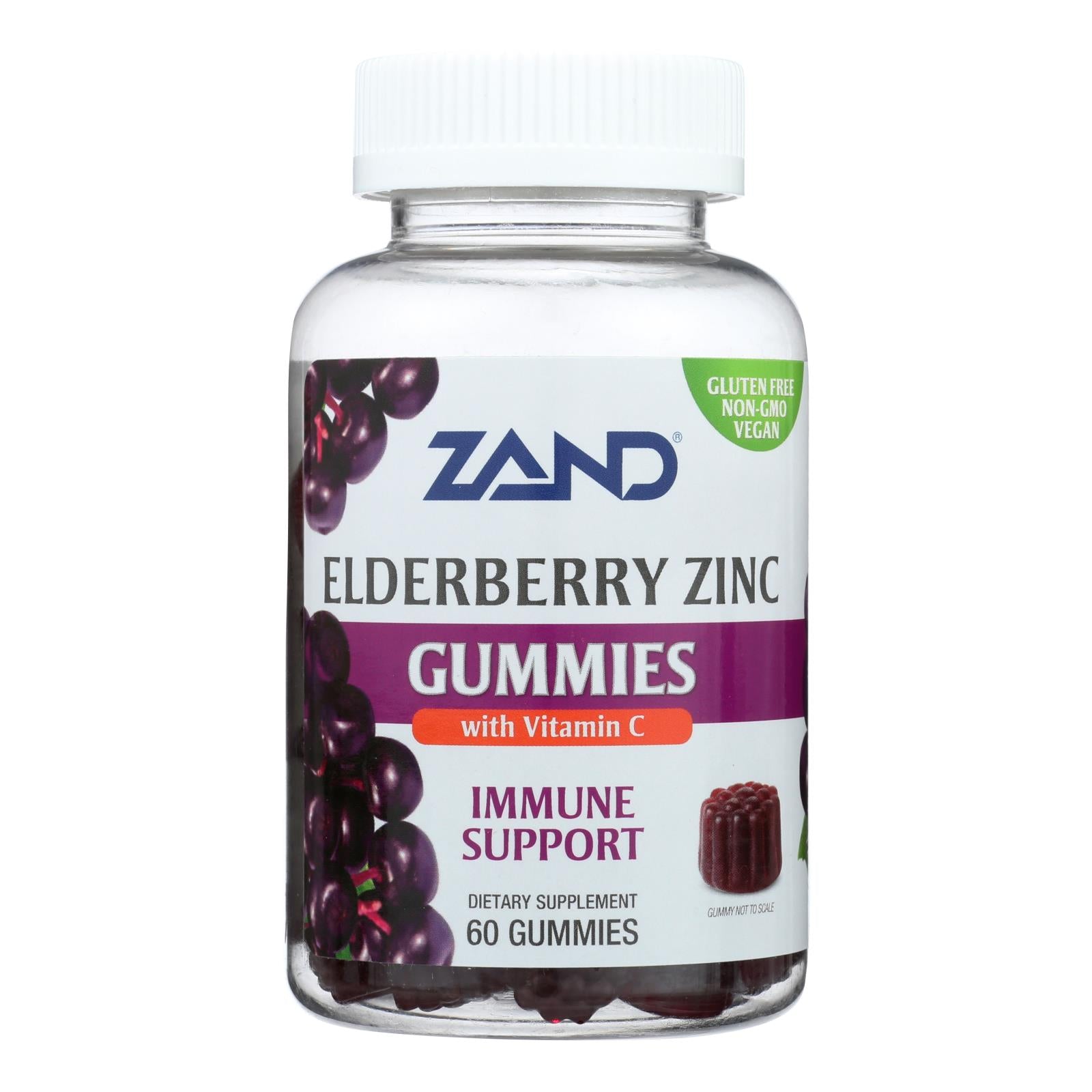 Zand - Gummies Elderberry Zinc - 1 Each - 60 Count