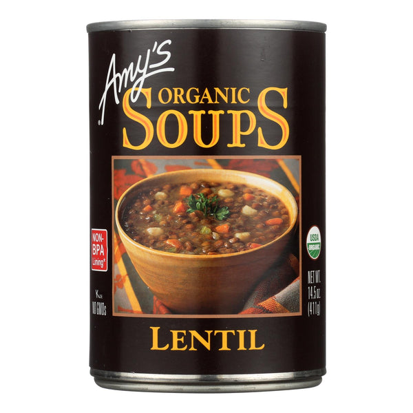 Amy's - Organic Lentil Soup - Case of 12 - 14.5 Ounce