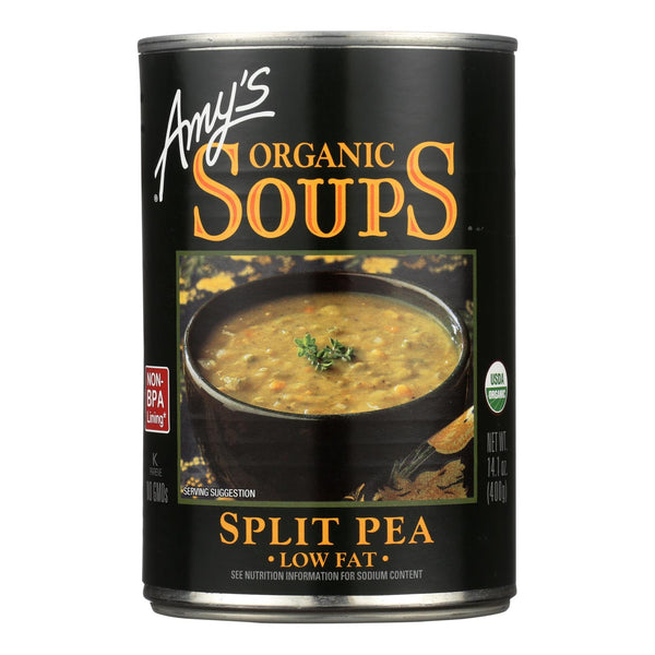 Amy's - Organic Fat Free Split Pea Soup - Case of 12 - 14.1 Ounce