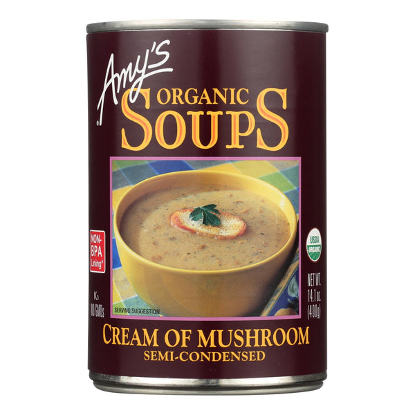 Amy's - Organic Cream of Mushroom Soup - Case of 12 - 14.1 Ounce