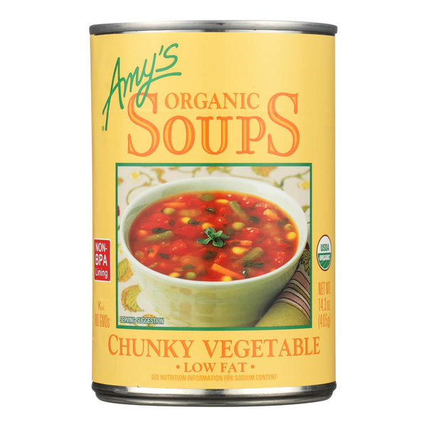Amy's - Organic Chunky Vegetable Soup - Case of 12 - 14.3 Ounce