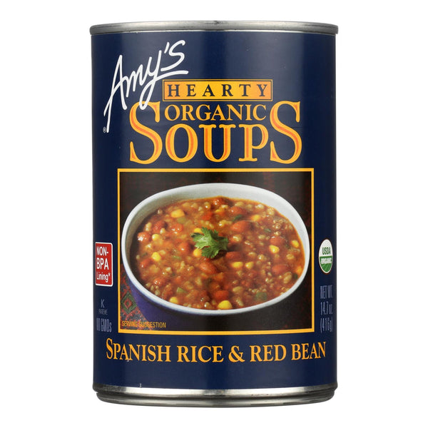 Amy's - Organic Spanish Rice & Red Bean Soup - Case of 12 - 14.7 Ounce