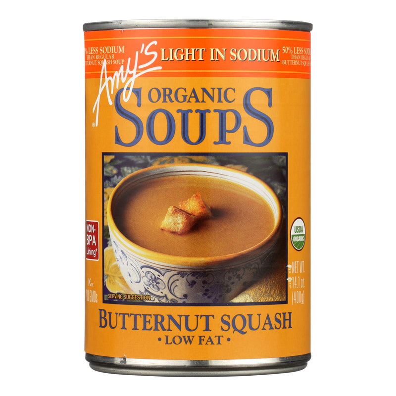 Amy's - Organic Low Sodium Butternut Squash Soup - Case of 12 - 14.1 Ounce