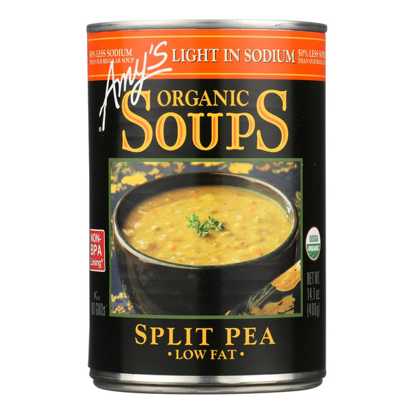 Amy's - Organic Low Salt Split Pea Soup - Case of 12 - 14.1 Ounce