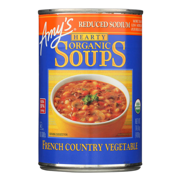 Amy's - Soup Hearty French Country Vegetable - Case Of 12 - 12.4 Ounce