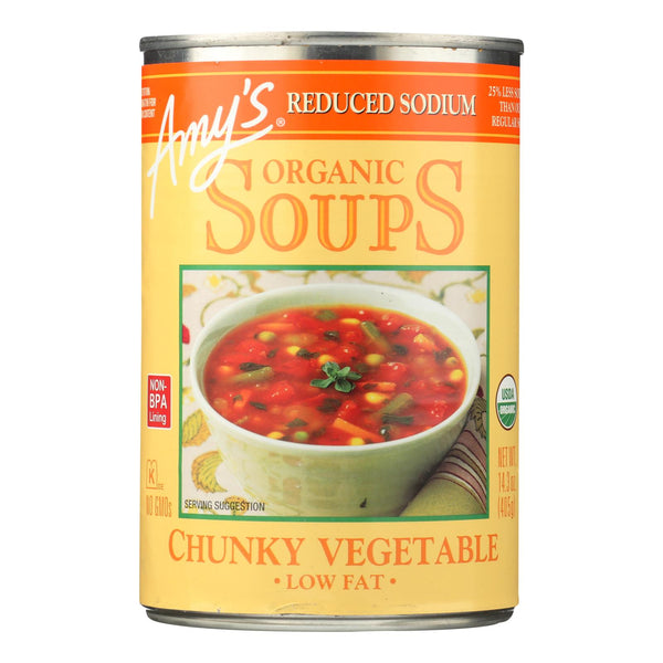 Amy's - Soup Organic Chunky Vegetable - Case Of 12 - 14.3 Ounce