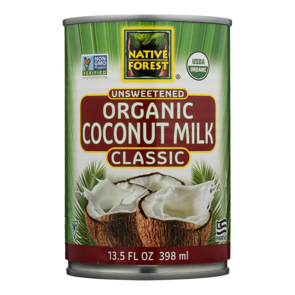 Native Forest Organic Classic - Coconut Milk - Case of 12 - 13.5 Fl Ounce.