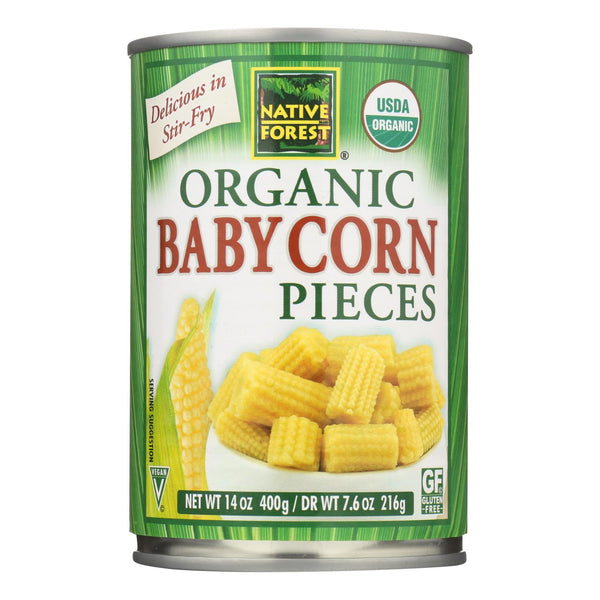 Native Forest Organic Cut Baby - Corn - Case of 6 - 14 Ounce.